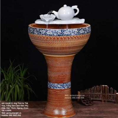 ANG THẢ CÁ, THẢ HOA, TRỒNG SEN CẢNH KÈM PHỤ KIỆN